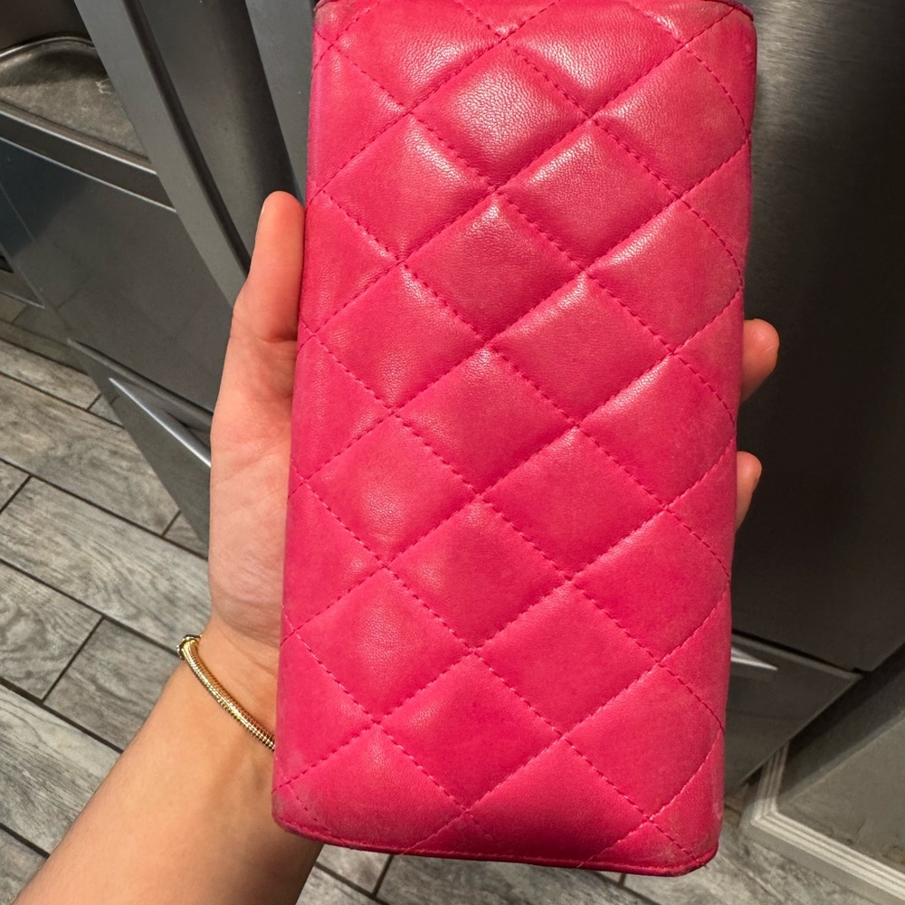 CHANEL Long Wallet Matelasse Barbie pink - Picture 16 of 17